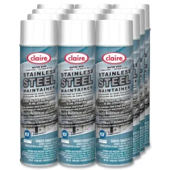 Sale 16 oz. Aerosol Spray Stainless Steel Maintainer - Lemon Scent (12/Carton) Cleaning & Janitorial Supplies