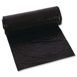 Discount 45 Gallon 0.63 mil 40 in. x 46 in. Linear Low-Density Can Liners - Black (250/Carton) Trash & Waste Bins