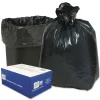 10 Gallon 0.6 mil 24 in. x 23 in. Linear Low-Density Can Liners - Black (25 Bags/Roll, 20 Rolls/Carton) Trash & Waste Bins