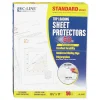 Sale 3-Hole Punched Top Load 8.5 in. x 11 in. Insert Medium-Duty Polypropylene Sheet Protectors - Clear Front (50/Box) Office Presentation Supplies
