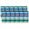 New 7 in. x 8 in. 1-Ply Bleach Free Disinfecting Wipes - Fresh Scent, White (12 Canisters/Carton) Cleaning & Janitorial Supplies
