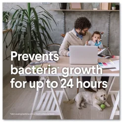 New 7 in. x 8 in. 1-Ply Bleach Free Disinfecting Wipes - Fresh Scent, White (12 Canisters/Carton) Cleaning & Janitorial Supplies