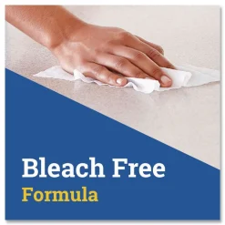 Best 7 in. x 8 in. 1-Ply Disinfecting Wipes - Lemon Fresh, White (75/Canister, 6/Carton) Cleaning & Janitorial Supplies