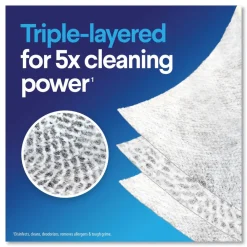 7 in. x 8 in. 1-Ply Disinfecting Wipes - Crisp Lemon, White (35/Canister) Skin Care & Personal Hygiene