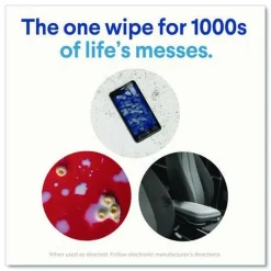 Outlet 7 in. x 8 in. 1-Ply Disinfecting Wipes - Fresh Scent, White (35/Canister) Skin Care & Personal Hygiene