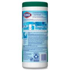 Clearance 7 in. x 8 in. 1-Ply Disinfecting Wipes - Fresh Scent/Citrus Blend (35/Canister, 3/Pack, 5 Packs/Carton) Cleaning & Janitorial Supplies
