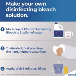 Discount 121 oz. Bottle Regular Concentrated Germicidal Bleach (3/Carton) Cleaning & Janitorial Supplies