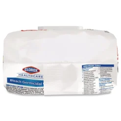 Best 32621 6.75 in. x 9 in. 1-Ply Bleach Germicidal Disinfectant Wipes - Unscented/White (6/Carton) Cleaning & Janitorial Supplies