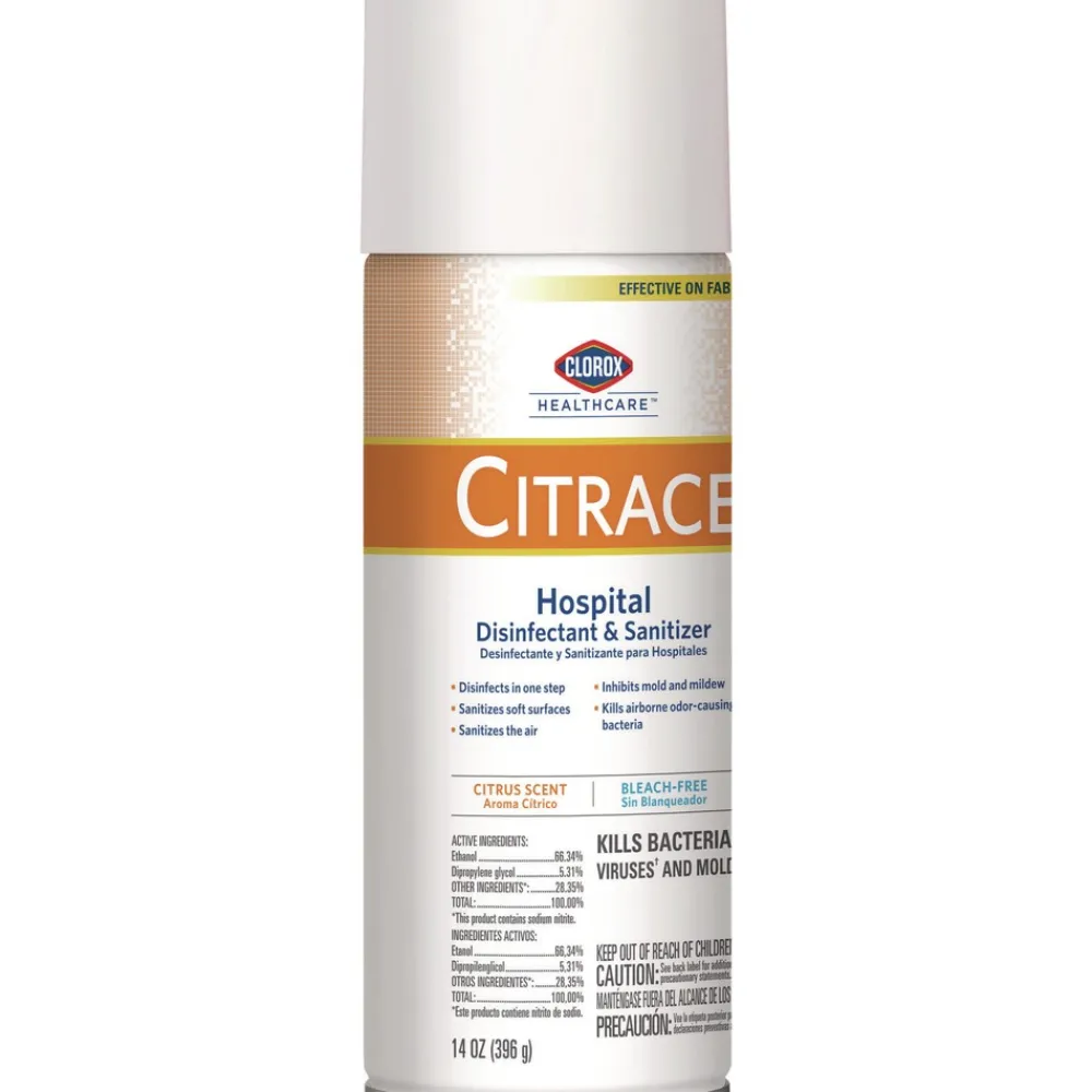Best 49100 14 oz. Aerosol Citrus Citrace Hospital Disinfectant and Deodorizer (12/Carton) Cleaning & Janitorial Supplies