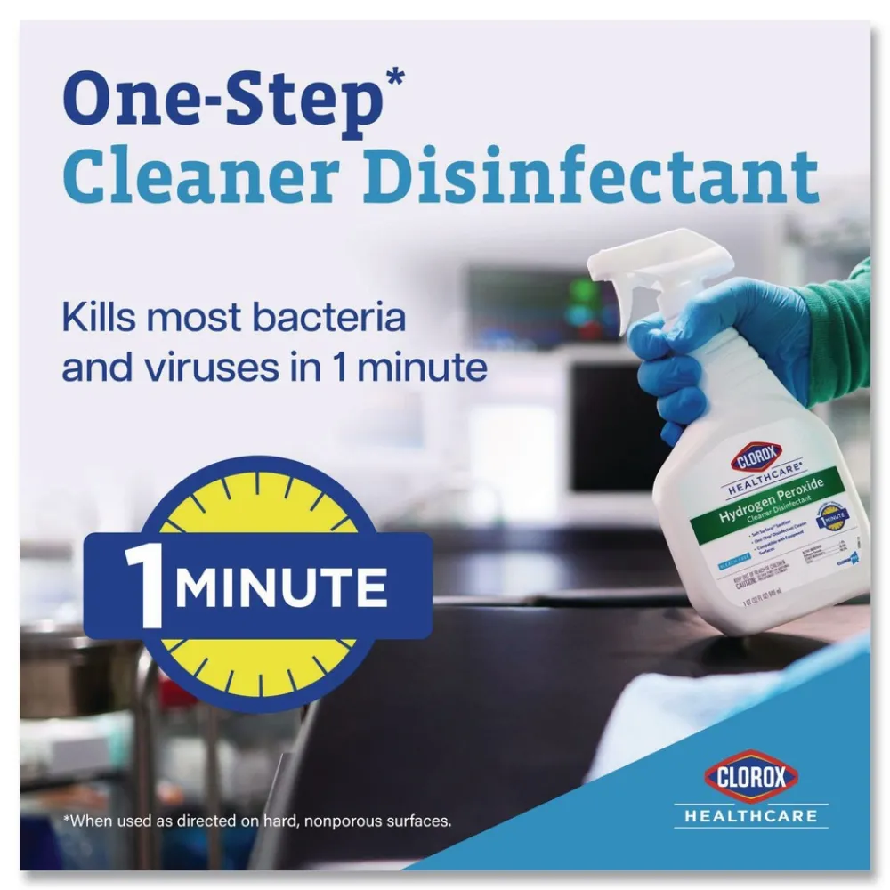 Online 1 gal. Bottle Hydrogen-Peroxide Cleaner/Disinfectant (4/Carton) Cleaning & Janitorial Supplies