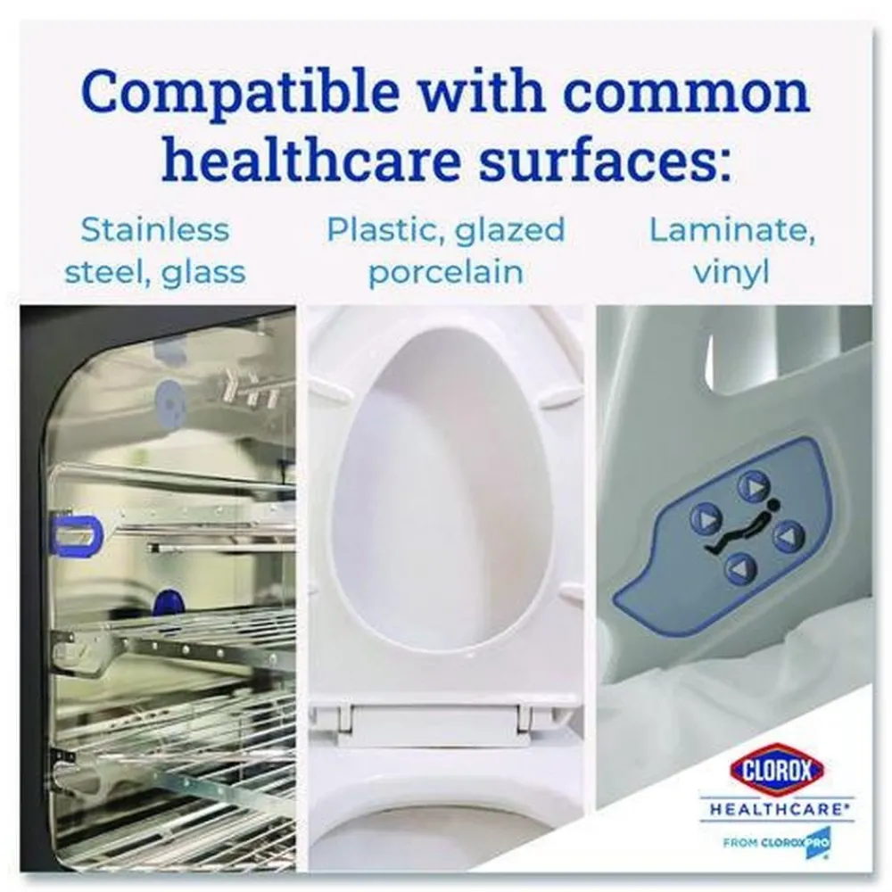 Best 6.75 in. x 9 in. 1-Ply Individual Bleach Germicidal Wipes - Unscented White (6/Carton) Cleaning & Janitorial Supplies