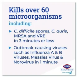 Best 6.75 in. x 9 in. 1-Ply Individual Bleach Germicidal Wipes - Unscented White (6/Carton) Cleaning & Janitorial Supplies