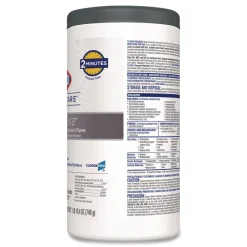 New 6.75 in. x 8 in. 1-Ply VersaSure Cleaner Disinfectant Wipes - Fragranced White (6/Carton) Cleaning & Janitorial Supplies