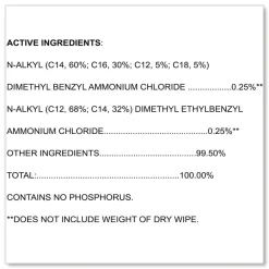 New 6.75 in. x 8 in. 1-Ply VersaSure Cleaner Disinfectant Wipes - Fragranced White (6/Carton) Cleaning & Janitorial Supplies