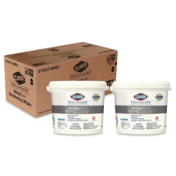 Hot VersaSure 12 in. x 12 in. 1-Ply Cleaner Disinfectant Wipes - Fragranced White (2/Carton) Cleaning & Janitorial Supplies