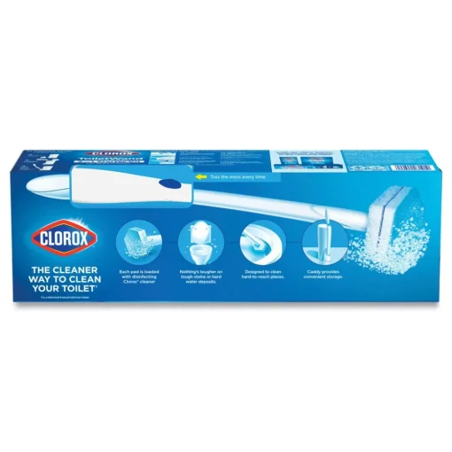 Clearance ToiletWand Disposable Toilet Cleaning System with Caddy and Refills - White (1-Kit) Drain Cleaning