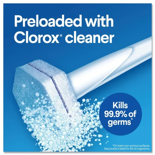 Clearance ToiletWand Disposable Toilet Cleaning System with Caddy and Refills - White (1-Kit) Drain Cleaning