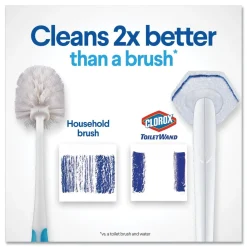 Clearance ToiletWand Disposable Toilet Cleaning System with Caddy and Refills - White (1-Kit) Drain Cleaning