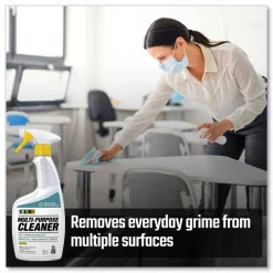 Best 32 oz. Multi-Purpose Cleaner Spray - Lemon Scent (6/Carton) Cleaning & Janitorial Supplies