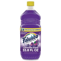 Hot 153096 33.8 oz. Multipurpose Cleaner Bottle - Lavender (12/Carton) Cleaning & Janitorial Supplies