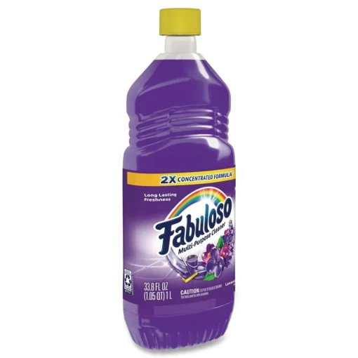 Hot 153096 33.8 oz. Multipurpose Cleaner Bottle - Lavender (12/Carton) Cleaning & Janitorial Supplies