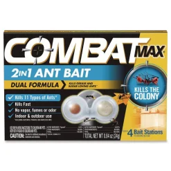 New Max 0.84 oz. 4 Bait Stations 2-in-1 Ant Bait Cleaning & Janitorial Supplies