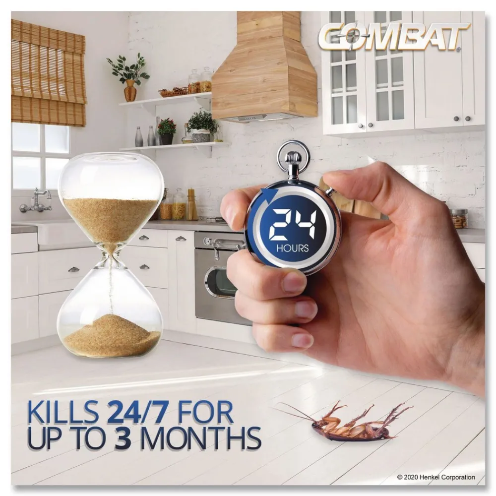 Hot Roach Bait Insecticide for Small and Large Roaches 0.42 oz 12 Bait Stations Cleaning & Janitorial Supplies