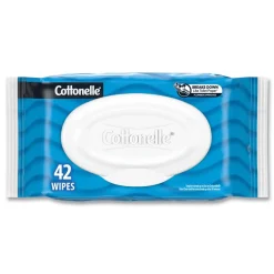 Hot 44932 1-Ply 3.75 in. x 5.5 in. Fresh Care Flushable Cleansing Cloths - White Cleaning & Janitorial Supplies