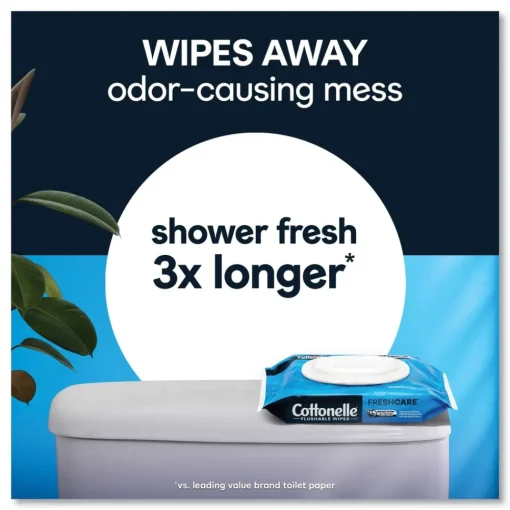 Discount 1-Ply 3.75 x 5.5 Fresh Care Flushable Cleansing Cloths - White (12/Carton) Cleaning & Janitorial Supplies