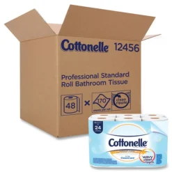 Hot Septic Safe Clean Care Bathroom Tissue - White (170 Sheets/Roll, 48 Rolls/Carton) Cleaning & Janitorial Supplies
