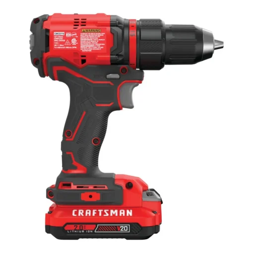 V20 Lithium-Ion Brushless 1/2 in. Cordless Drill Driver Kit with (2) 1.5 Ah Batteries Drill Drivers