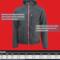 Online 20V Lithium-Ion Cordless Women's Hybrid Heated Jacket (2 Ah) - Medium, Black Heated Gear