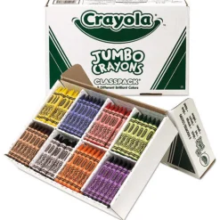 Online 25 Each of 8 Colors Jumbo Classpack Crayons (200/Set) Arts & Crafts Supplies