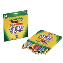 Outlet 3.3 millimeter 2B Long-Length Colored Pencil Set - Assorted Lead/Barrel Colors (50/Box) Pens, Pencils & Markers