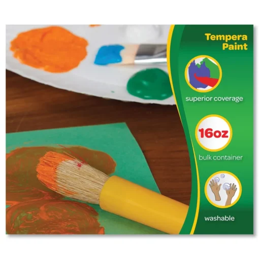 Sale 2 oz Washable Paint - 6 Assorted Classic Colors Arts & Crafts Supplies