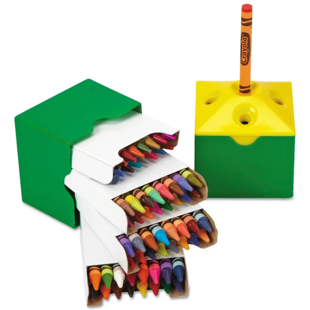 Online Classpack Regular Crayons with 13 Caddies - Assorted (832/Box) Arts & Crafts Supplies