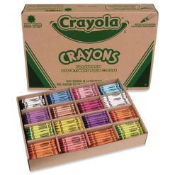Discount 16-Color Classpack Regular Crayons (800/Box) Arts & Crafts Supplies