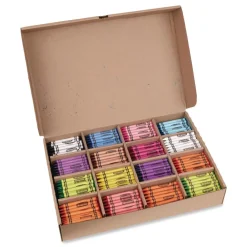 Discount 16-Color Classpack Regular Crayons (800/Box) Arts & Crafts Supplies