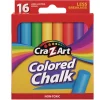 Outlet Colored Chalk - Assorted Colors (16/Pack) Arts & Crafts Supplies