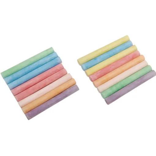Outlet Colored Chalk - Assorted Colors (16/Pack) Arts & Crafts Supplies