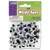 Best 0.27 in., 0.39 in., 0.47 in., 0.59 in. Wiggle Eyes Assortment - Black (100/Pack) Arts & Crafts Supplies