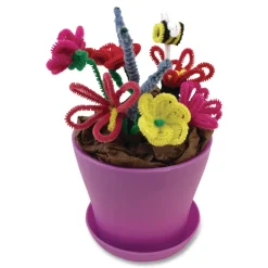 Hot 12 in. x 4 mm Metal Wire/Polyester Regular Stems - Assorted Colors (100/Pack) Tabletop And Serveware