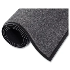 Best EcoStep 48 in. x 96 in. Rectangular Wiper Mat - Charcoal Cleaning & Janitorial Supplies
