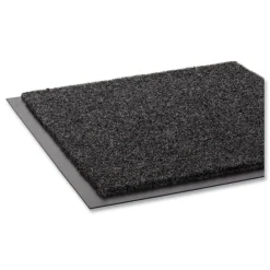 Discount EcoStep 36 in. x 48 in. Rectangular Wiper Mat - Charcoal Cleaning & Janitorial Supplies
