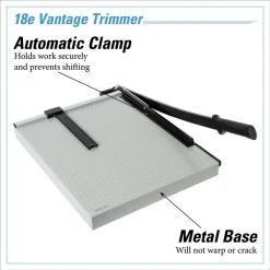 Best 18E Vantage 15.5 x 18.75 Guillotine 15-Sheet Paper Trimmer/Cutter Arts & Crafts Supplies