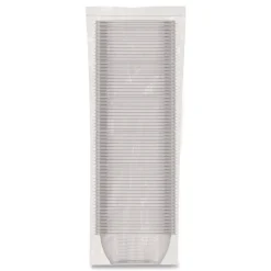 Discount 8.5 in. x 8.5 in. x 2.64 in. 12 oz. Plastic Bowls - Square Clear (504/Carton) Tabletop And Serveware