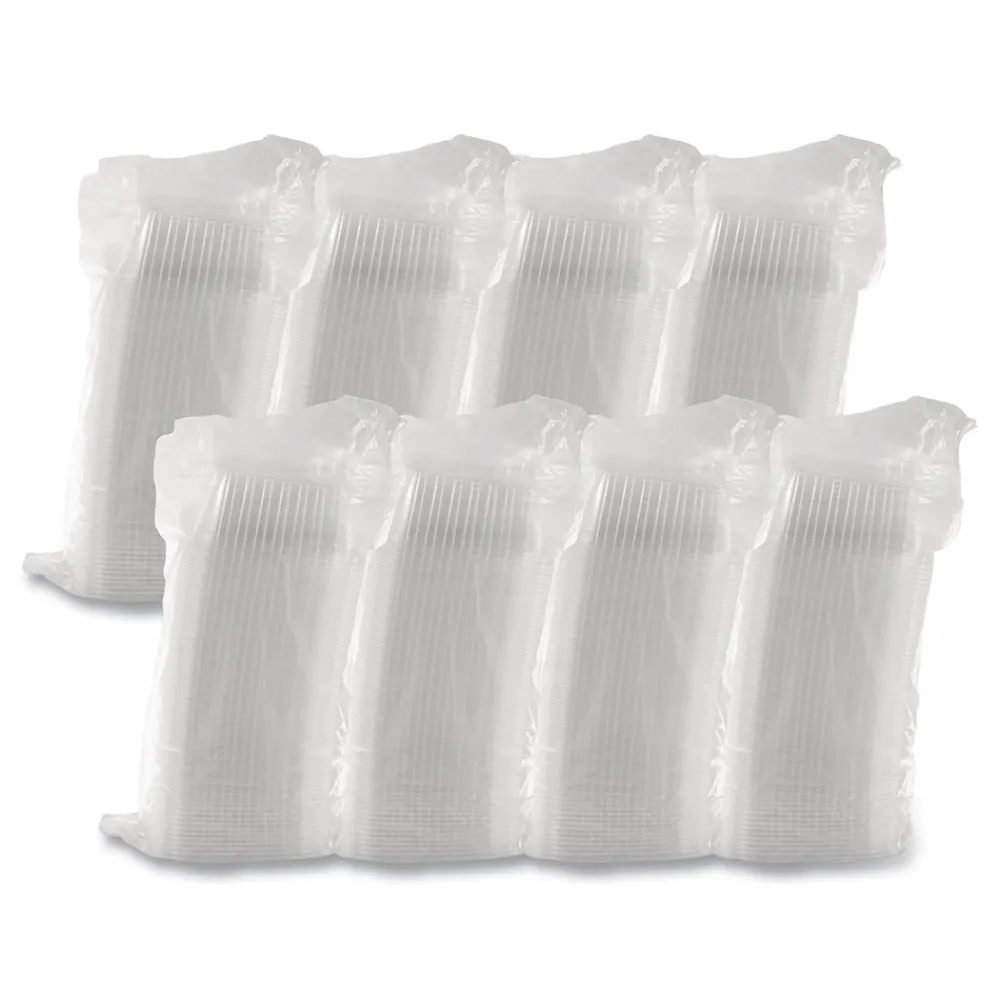 Discount 9.4 in. x 6.8 in. x 2.1 in. 32 oz. ClearPac Plastic Containers (504/Carton) Tabletop And Serveware