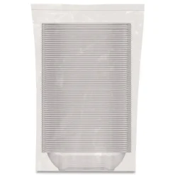 Clearance 5 in. x 5 in. x 1.49 in. 32 oz. Plastic Bowls - Square Clear (252/Carton) Tabletop And Serveware