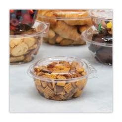 Sale CTR12BD 5.5 in. x 2.6 in. 12 oz. Tamper-Resistant/Evident Dome Lid Bowls - Clear (240/Carton) Tabletop And Serveware
