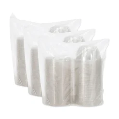Sale CTR32BD 7 in. x 3.4 in. 32 oz. Tamper-Resistant Plastic Bowls with Dome Lid - Clear (150/Carton) Tabletop And Serveware